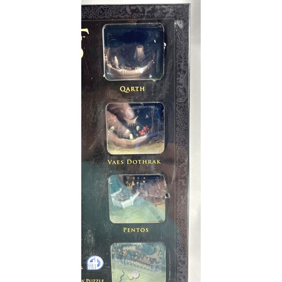 HBO Game of Thrones: 3D Map Westeros Puzzle 1350+ Pieces Open Box Complete - Picture 7 of 15